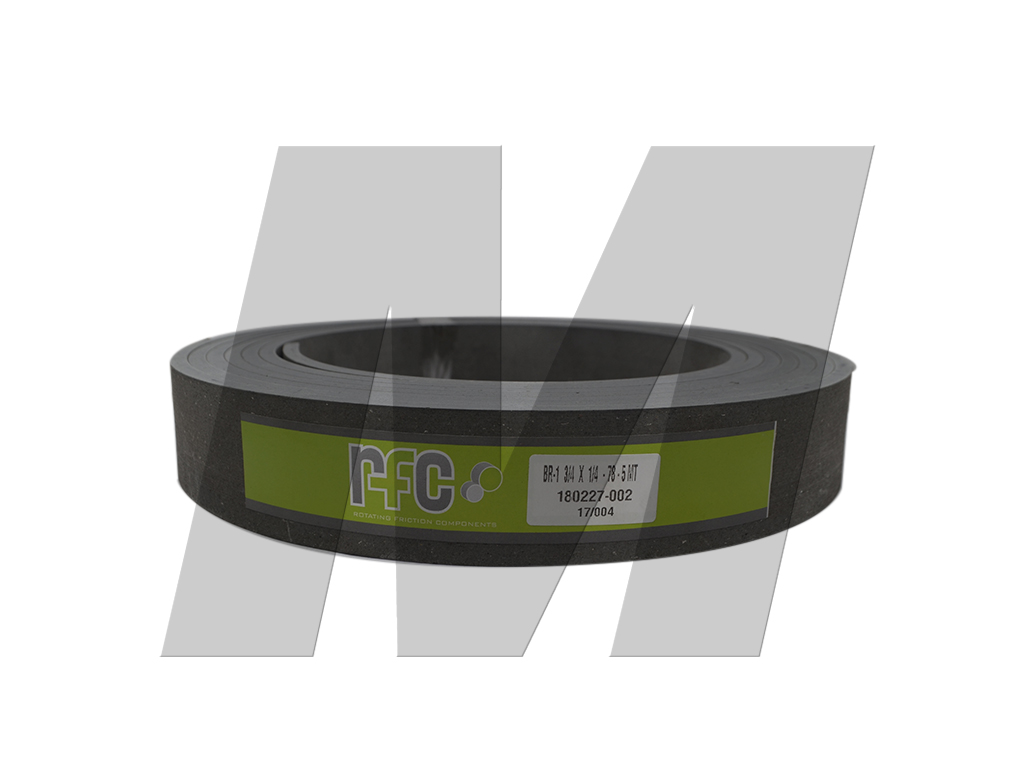 BALATA DE FRENO EN ROLLO RFC (5 MTS.) 1-3/4 X 1/4