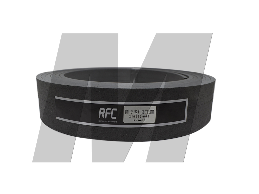 BALATA DE FRENO EN ROLLO RFC (5 MTS.) 2-1/2 X 7/32