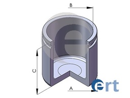 PISTON CALIPER RENAULT/PEUGEOT/CITROEN MEGANE/208/207/206/BERLINGO/C3 DELANTERO 54MM ALTURA 53MM