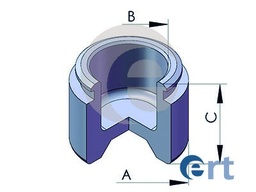 PISTON CALIPER TOYOTA FJ CRUISSER/FORTUNER/HILUX/RUNNER DELANTERO 45MM ALTURA 31MM