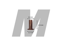 REMACHE BALATA 10-10 TUBULAR HIERRO COBRE (MIL)