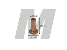 REMACHE BALATA 20-20 TUBULAR HIERRO COBRE (MIL)