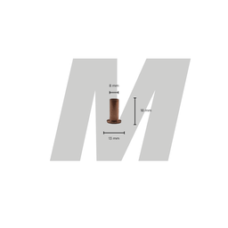 REMACHE BALATA 20-18 TUBULAR HIERRO COBRE (MIL)