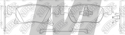 PASTILLA DE FRENO CHEVROLET CRUZE 1.4 17- DELANTERA
