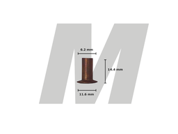REMACHE BALATA 10-8 TUBULAR HIERRO COBRE (MIL)