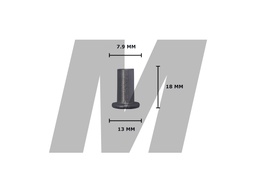 (MIL) REMACHE BALATA 8X16 AL (13MM)