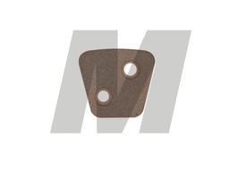 PASTILLA CERAMICA EMBRAGUE 2 PERF DIAGONAL 4.4 MM DER-IZQ 63MM