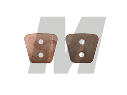 PASTILLA CERAMICA EMBRAGUE 2 PERF VERTICAL 3.6MM
