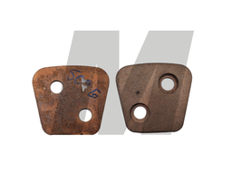 PASTILLA CERAMICA EMBRAGUE 2 PERF DIAGONAL 4.4 MM