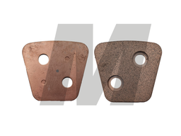 PASTILLA CERAMICA EMBRAGUE 2 PERF DIAGONAL 4.0 MM DER-IZQ 63MM