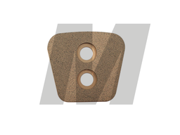 PASTILLA CERAMICA EMBRAGUE 2 PERFORACIONES VERTICAL 4.4 MM.
