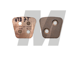 PASTILLA CERAMICA EMBRAGUE 2 PERF DIAGONAL 4.5 MM IZQ-DER