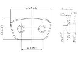 PASTILLA CERAMICA EMBRAGUE COMPETICION 4.0 MM.