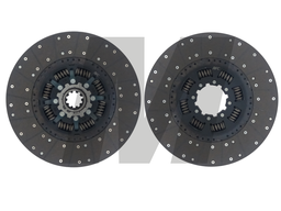 CONJUNTO DISCOS DE EMBRAGUE M.BENZ / VOLVO 400MM 10 ESTRÍAS