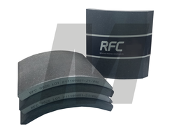 BALATA DE FRENO HINO NN61 TRAS ANCHO 203.5MM PERF S/P LARGO 196.7MM