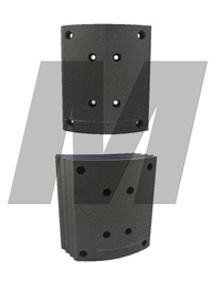 BALATA DE FRENO 4657X ANCHO 220MM PERF 18 LARGO 232/190MM