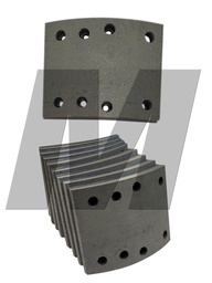 BALATA DE FRENO AG01DX ANCHO 120MM PERF 8 LARGO 156/154MM