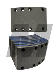 BALATA DE FRENO AG02DXX ANCHO 120MM PERF 8 LARGO 156/154MM