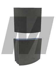 BALATA DE FRENO 4515X ANCHO 177.8MM PERF S/P LARGO 212.7/206.4MM