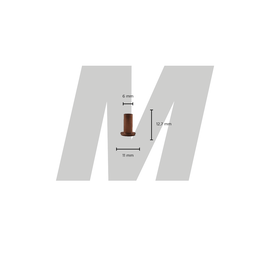 (MIL) REMACHE BALATA 10-8  COBRE