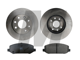 DISCO FRENO CON PASTILLA CHEVROLET SAIL 1.4 10-17  DELANTERO