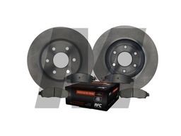 DISCO FRENO CON PASTILLA NISSAN NP300 2.3 15- DELANTERO